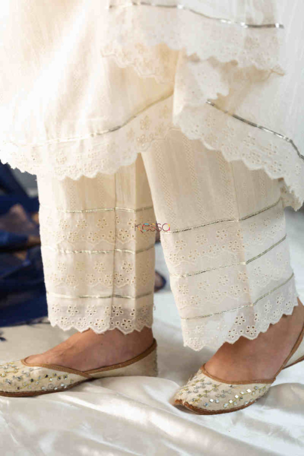 Image for Kessa Ws848 Padmakshi Shiffley Kalidaar Kurta Pant Set Bottom