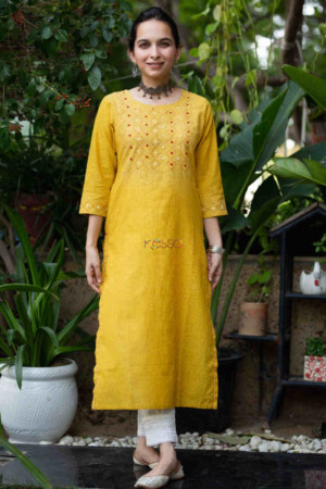 Image for Kessa Ws849 Bhavya South Cotton Straight Fit Kurta Featured