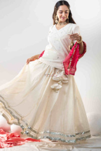 Image for Kessa Ws852 Niranjana Cotton Based Complete Skirt Set Look