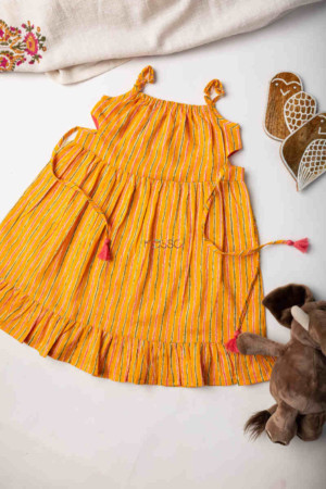 Image for Kessa Mbe11 Ambekia Cotton Girls Strap Frock Featured