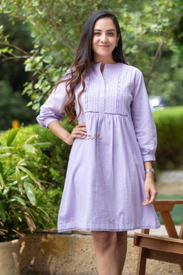 Image for Kessa Avdaf173 Eshita Cotton Flex Short Dress Front