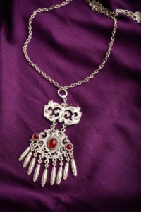 Image for Kessa Kpn156 Turkish Multi Green Stone Drop Necklace Featured