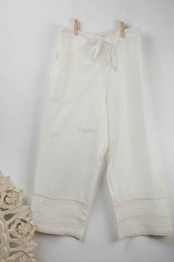 Image for Kessa Sap15 Siara Cotton Gotta Palazzo Off White Featured