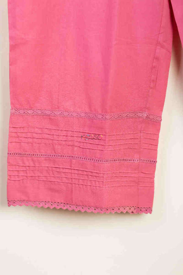 Image for Kessa Sap15 Siara Cotton Gotta Palazzo Pink Closeup