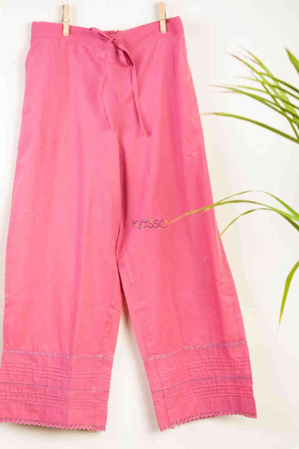 Image for Kessa Sap15 Siara Cotton Gotta Palazzo Pink Featured