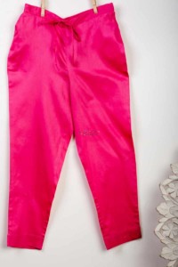Image for Kessa Wfs01 Zaam Silk Cotton Pant Rose Pink Front