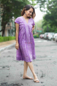 Image for Kessa Ws887 Misha Shibori A Line Dress Featured