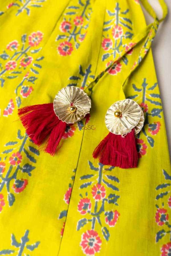 Image for Kessa Mbe30 Deepnita Girls Complete Skirt Set Closeup 2