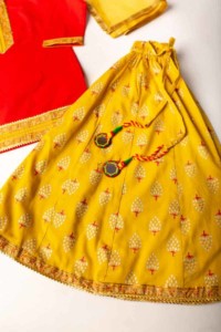 Image for Kessa Mbe31 Nithya Girls Complete Skirt Set Side