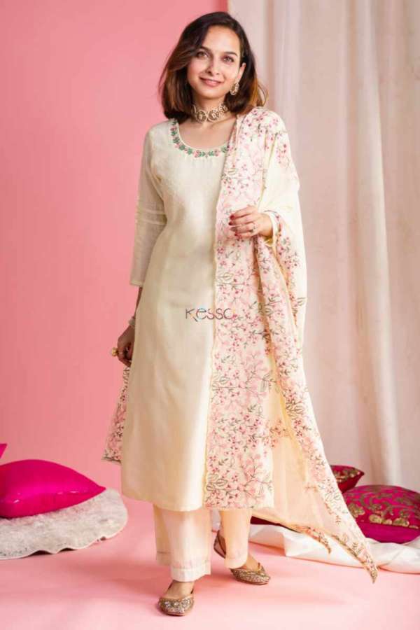 Image for Kessa Ws866 Kalinda Chanderi Silk Complete Set Featured