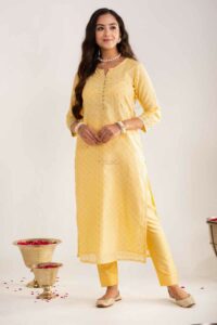 Image for Kessa Vcr150 Adita Maheshwari Silk Straight Kurta Featured
