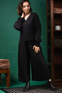 Image for Kessa Avdaf202 Lalita Cotton Linen Top Pant Set Featured