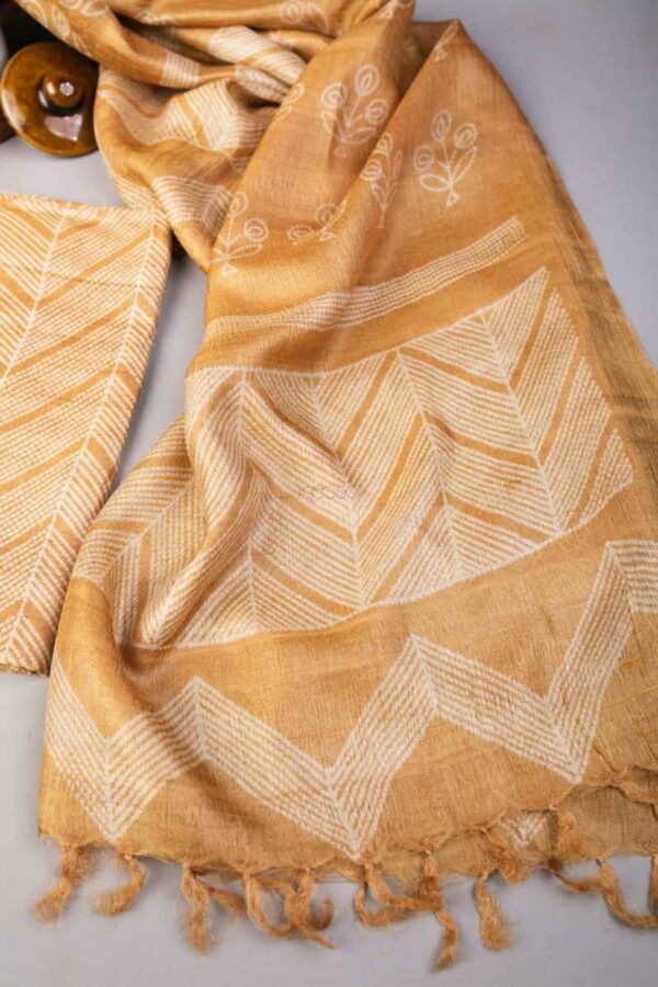 Image for Kessa Kula19 Rupali Tussar Fabric Set Side