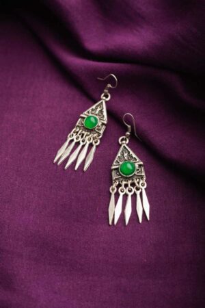 Image for Kessa Kpe123 Turkish Triangle Tribal Boho Earrings Featured