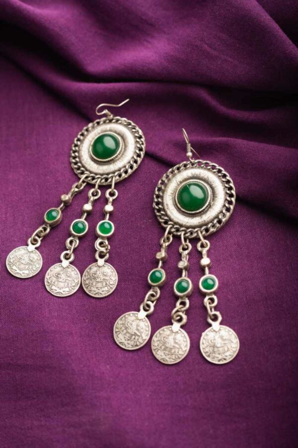 Image for Kessa Kpe30 Turkish Circular Coin Earrings Featured