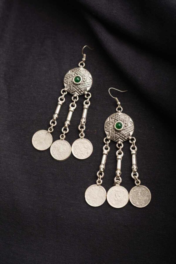 Image for Kessa Kpe36 Turkish Circular Coin Earrings Featured
