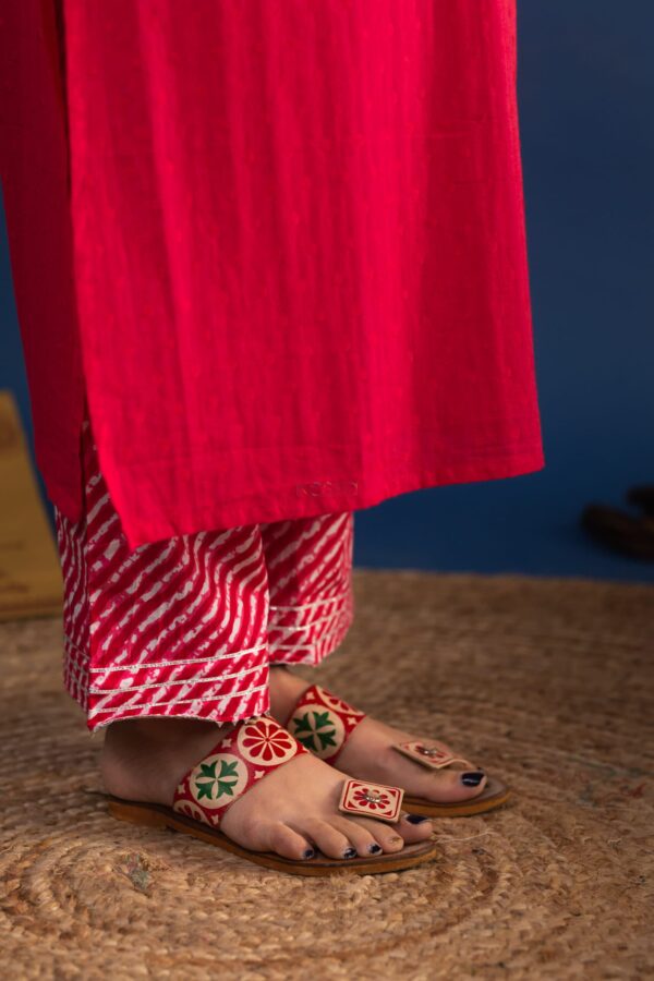 Image for Kessa Vcr143 Ayoni Dobby Kurta With Lehriya Pants Closeup 2 New 2.jpg