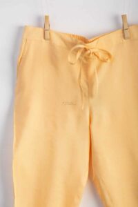 Image for Kessa Ws207p Cotton Silk Pants With Pocket Golden Sand Sitting New