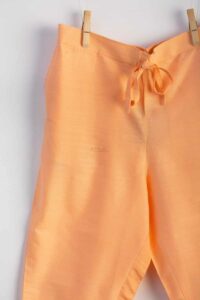 Image for Kessa Ws207p Cotton Silk Pants With Pocket Light Peach Front New