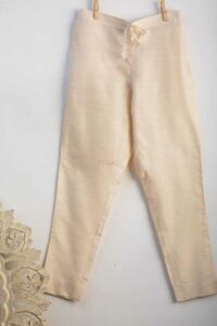 Image for Kessa Ws207p Cotton Silk Pants With Pocket Off White Featured New