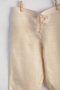 Image for Kessa Ws207p Cotton Silk Pants With Pocket Off White Front New