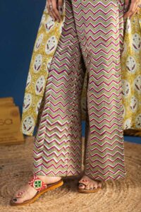 Image for Kessa Wsr363 Jiya Cotton Top Pant Set Closeup
