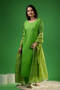 Image for Kessa Ws951 Fiyanshi Cotton Dobby Complete Suit Set Front