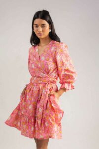 Image for Kessa Anuk13 Kashi Handblock Cotton Dress Featured
