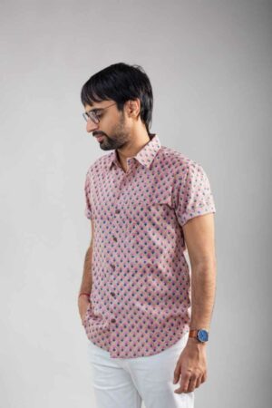 Image for Kessa Awk60 Pratyush Block Print Men Shirt Featured