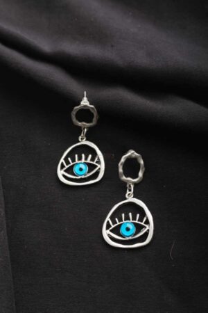 Image for Kessa Kpe418 Kazaki Tribal Oval Earrings Featured