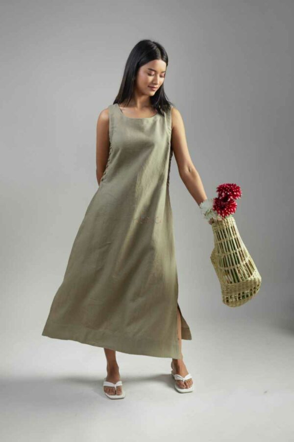 Image for Kessa Ws986 Wire Linen Dress Featured