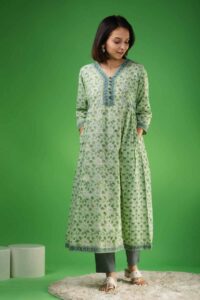 Image for Kessa Wsr370 Helly Cotton A Line Kurta Featured