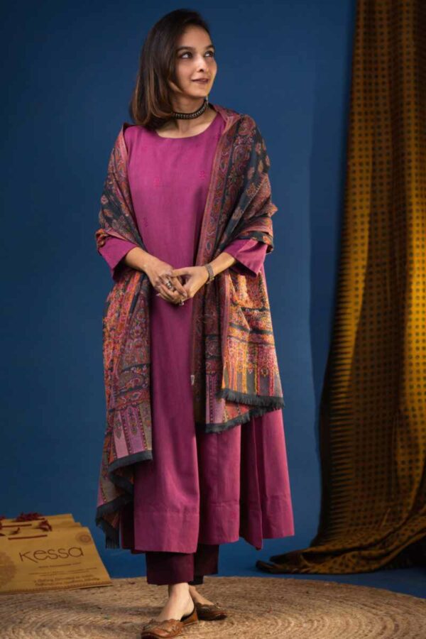 Image for Kessa Ws963 Sahasra Handloom Cotton A Line Kurta Front
