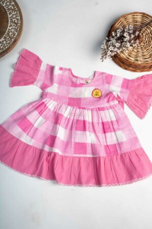 Image for Kessa Mbe71 Lya Cotton Girls Frock Featured