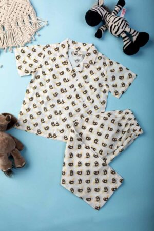 Image for Kessa Mbe73 Sarvin Cotton Boy Kurta Pyjama Set Featured