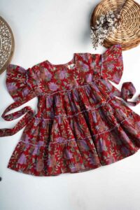Image for Kessa Vck27 Hima Cotton Girls Frock Front