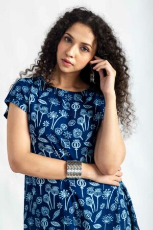 Image for Kessa Avdaf248 Atreyia Muslin Handblock Dress Featured