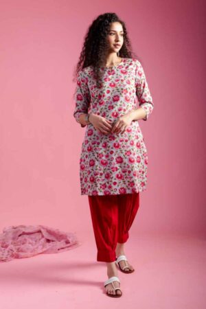 Image for Kessa Vcr202 Madhavi Cotton Straight Fit Kurta Featured