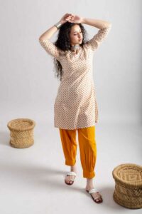 Image for Kessa Vcr205 Neeta Cotton Straight Fit Kurta Front