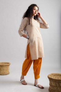 Image for Kessa Vcr205 Neeta Cotton Straight Fit Kurta Side