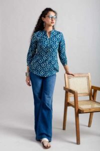Image for Kessa Vcr208 Rihya Cotton Short Top Front