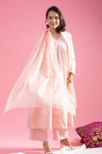 Image for Kessa Avdaf264 Bhavya Cotton Complete Suit Set Side