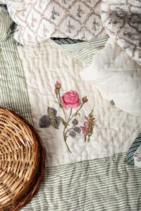 Image for Kessa Kaq265 Harita Double Bed Quilt Front