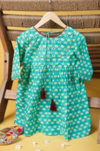 Image for Kessa Mbe99 Shreya Girls Cotton Frock Featured