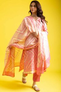 Image for Kessa Ws1045 Noor Chanderi Complete Suit Set Front