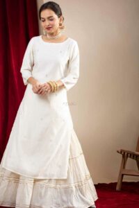 Image for Kessa Vcr221 Ashwini Cotton Silk Kurta Front