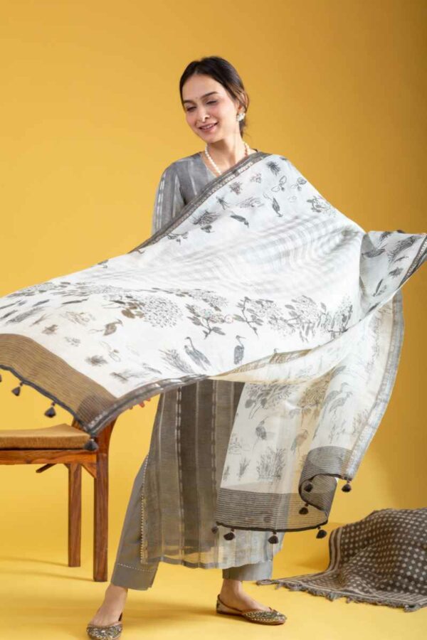 Image for Kessa Ws1052 Ranee Linen Complete Suit Set Front