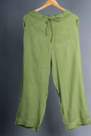 Image for Kessa Vcp02 Mehlaka Cotton Rayon Pant Pista Green Featured
