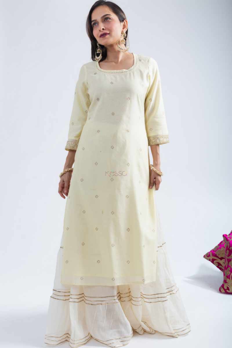 Buy White Printed Rayon Kurti After Six Wear Online at Best Price | Cbazaar