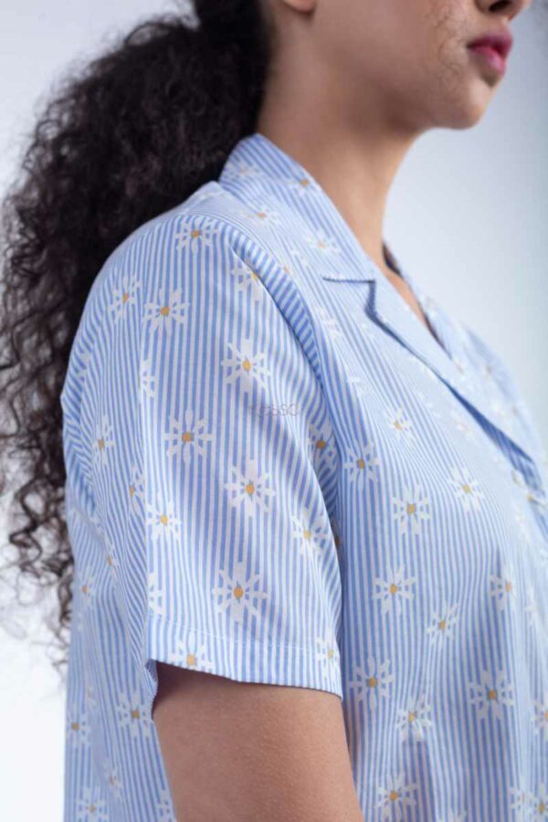 Image for Kessa Nekurta30 Saloni Cotton Loungewear Set Closeup